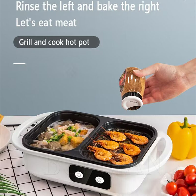 Kitchen Baking Tray Organiser - Panela elétrica multifuncional para fritar, 2