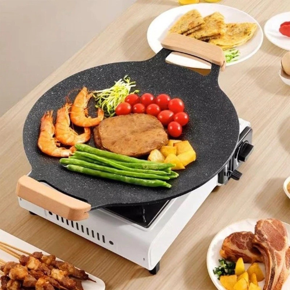 Kitchen Baking Tray Organiser - Panela de Grelhar Coreana para Churrasco