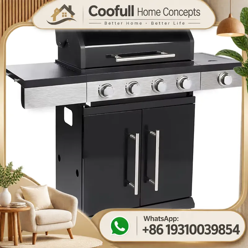 Kitchen Baking Trolley - Churrasqueira a Gás Propano Comercial com