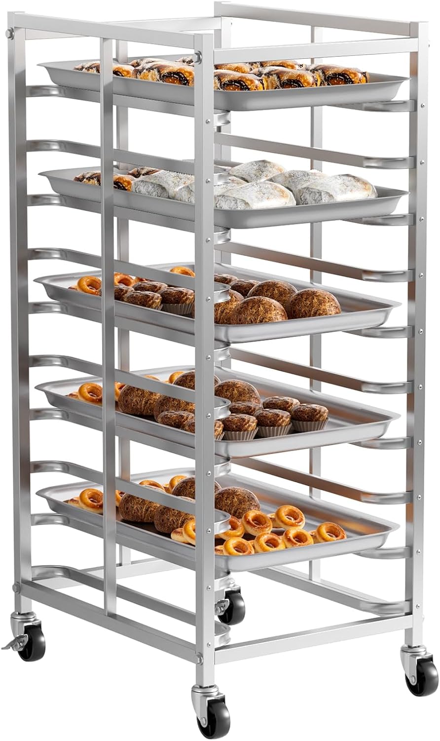 Kitchen Baking Cart - Carrinho de Armazenamento de Assadeiras em