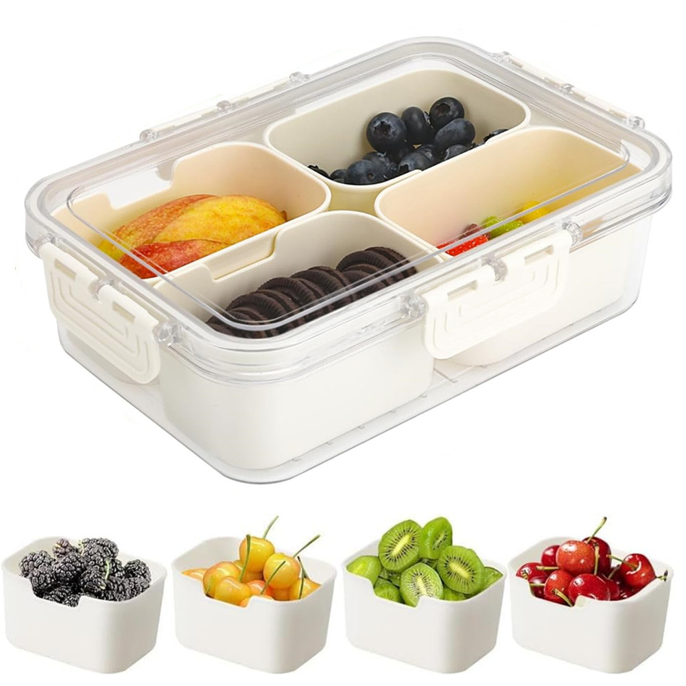 Kitchen Baking Tray Organizer - Caixa de Armazenamento de Alimentos Portátil,