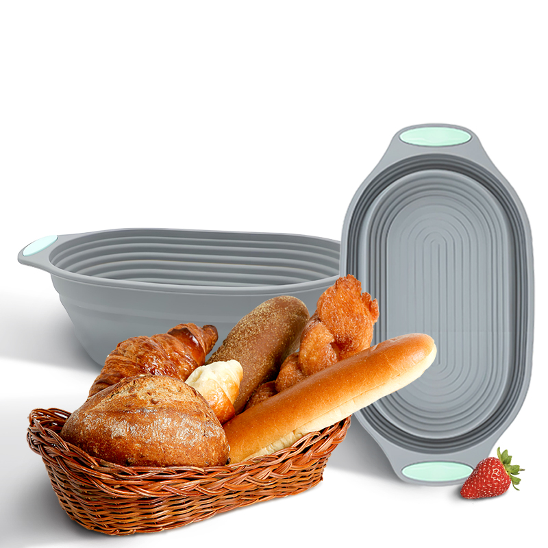 Kitchen Accessories For Baking - 1PC Cesto de Silicone Dobrável para