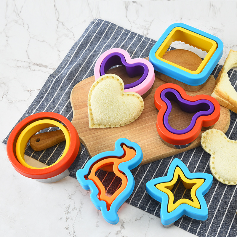 Baking Kitchen For Kids - Aço inoxidável Sandwich Cutter and Sealer