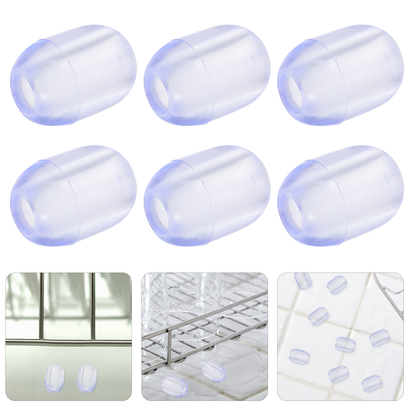 Kitchen Utensils - 10 Peças Protetores de Borracha Antiderrapantes