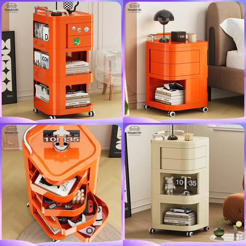 Kitchen Baking Cart - Carrinho de Cozinha com Rodas, Carrinho