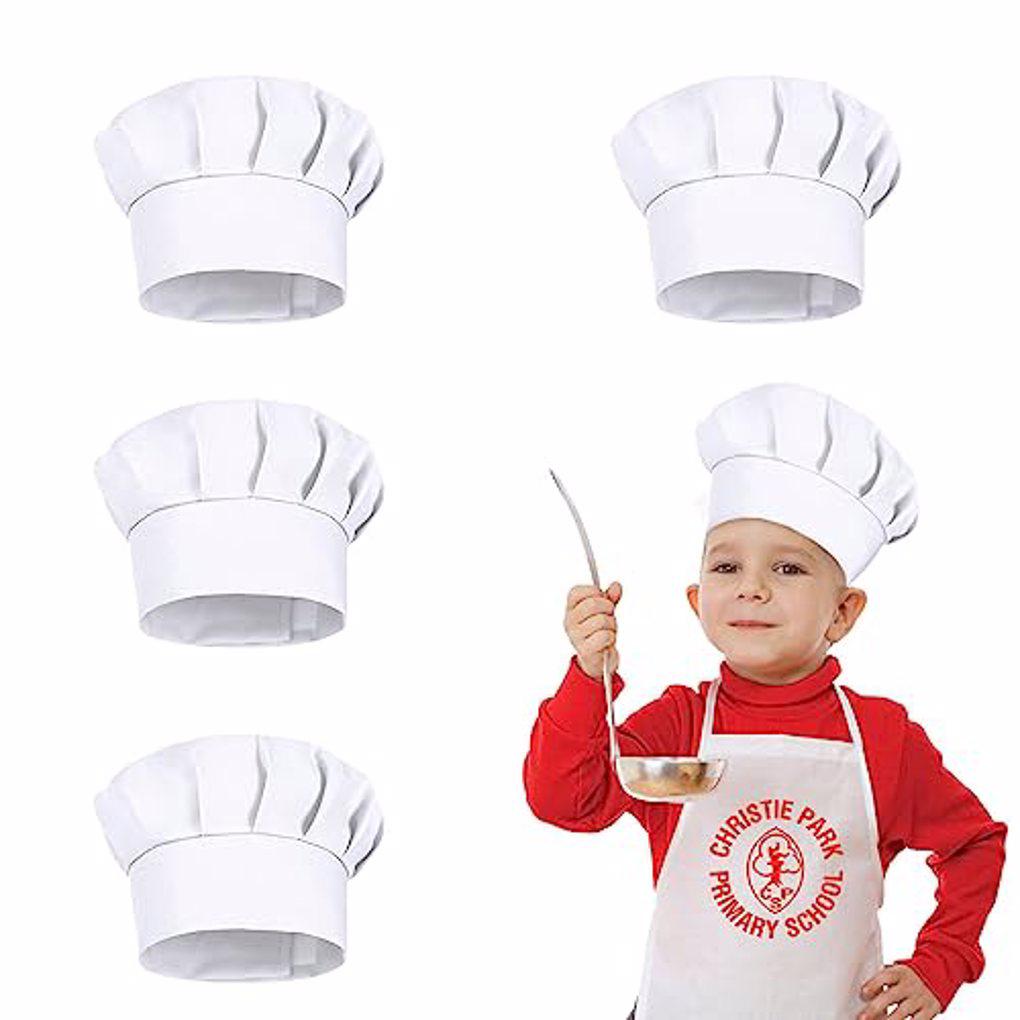 Baking Kitchen For Kids - Conjunto de 4 Chapéus de Cozinha