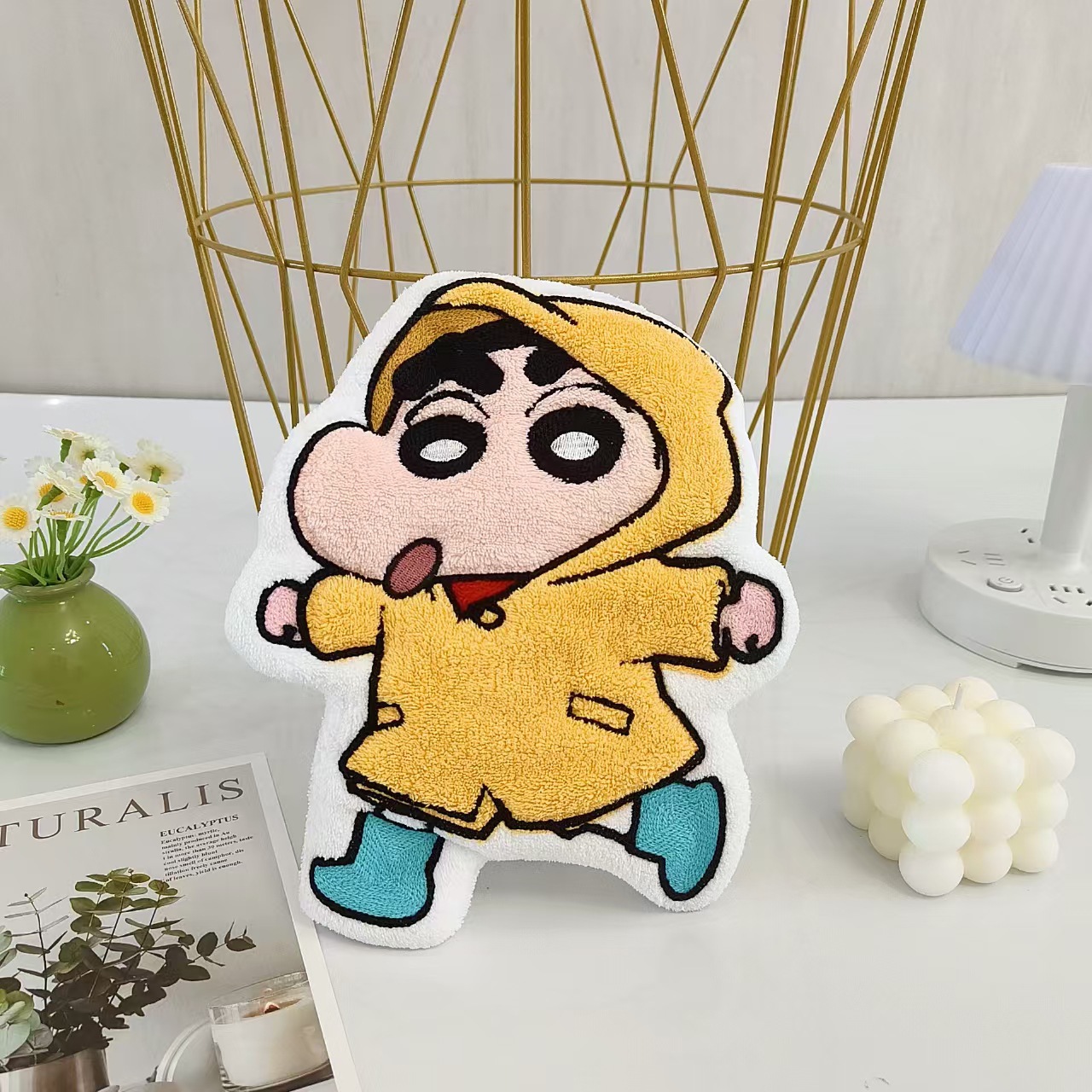 Toalha de Mão Kawaii Crayon Sh - Kitchen Utensils avaliação e preço