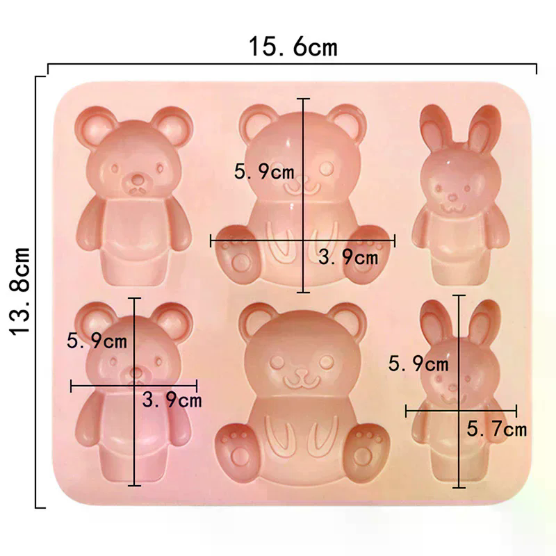 Molde de Silicone Fofo de Dese - Baking Kitchen For Kids avaliação e preço