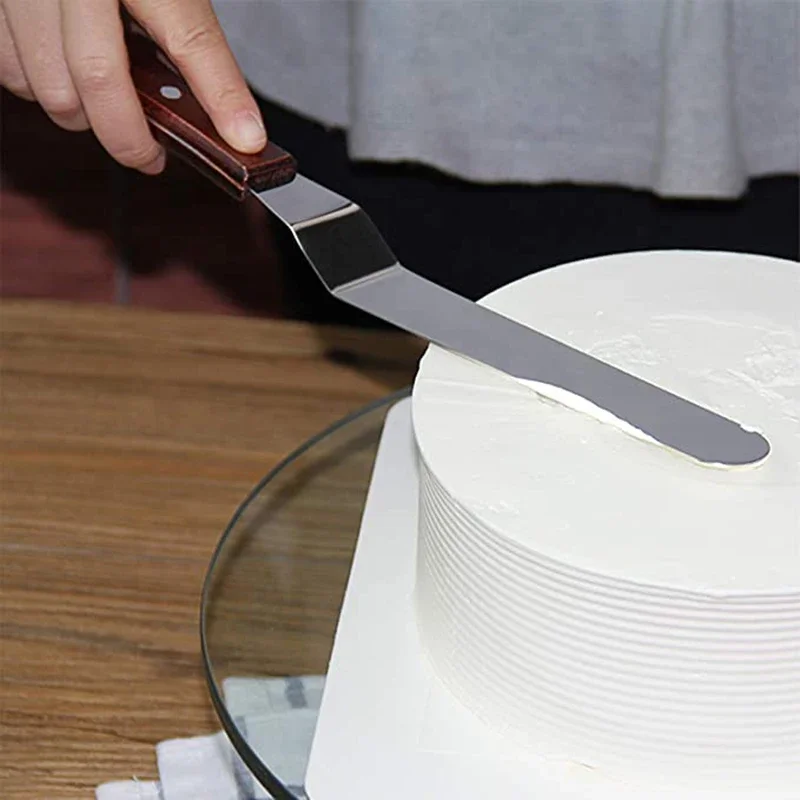 Espátula De Bolo De Aço Inoxid - Offset Spatula Set avaliação e preço