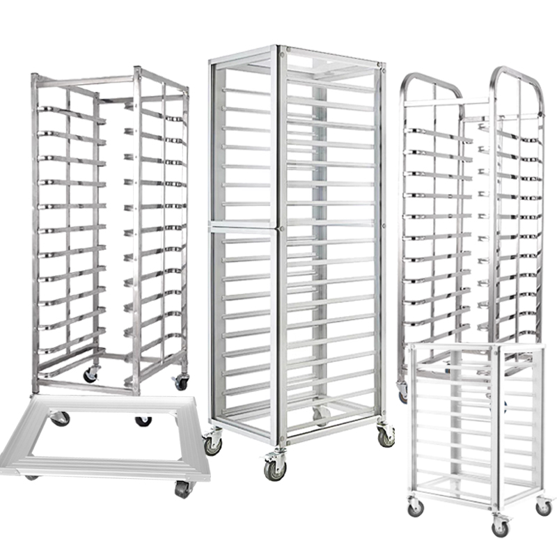 Carrinho comercial de alumínio - Kitchen Baking Trolley avaliação e preço