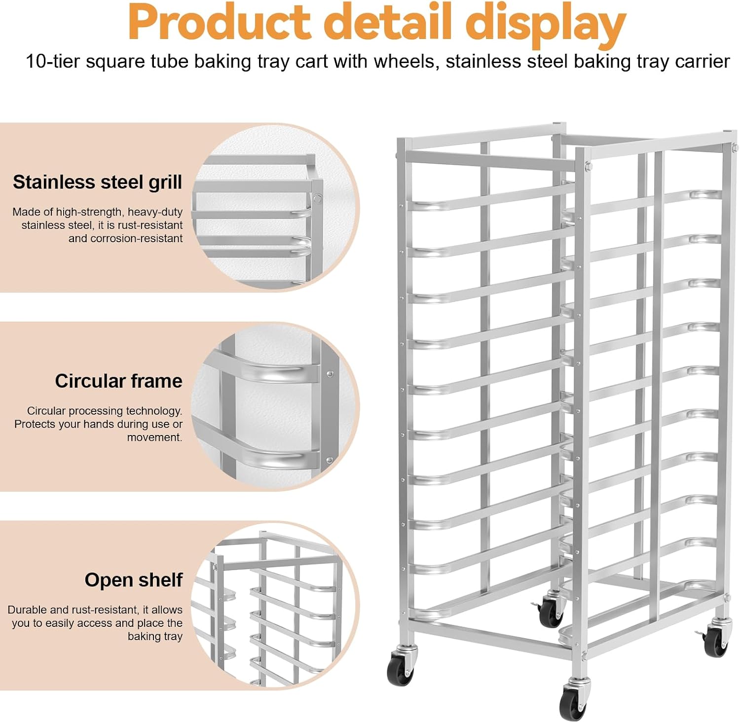 Carrinho de Armazenamento de A - Kitchen Baking Cart avaliação e preço