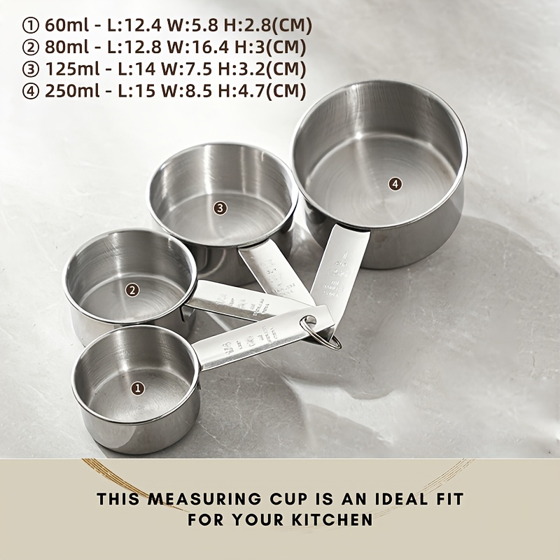 Conjunto de 5 ou 2 copos medid - Baking (Kitchen Ingredient) avaliação e preço