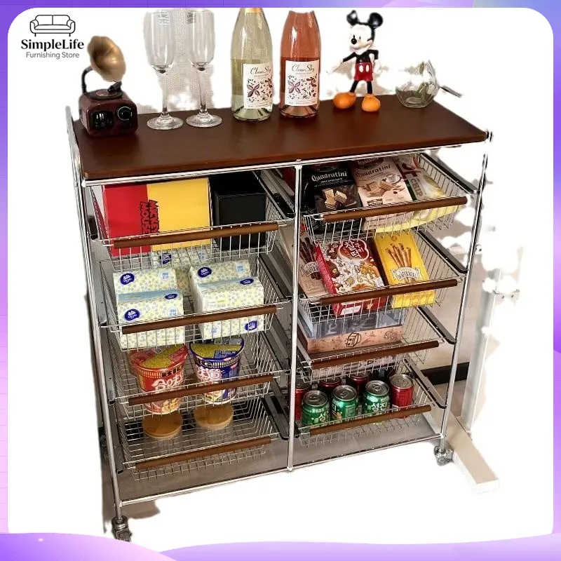 Carrinho de Cozinha Retrô com  - Kitchen Baking Cart avaliação e preço