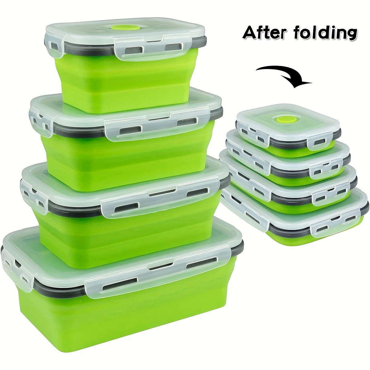 1/4 pçs dobrável silicone lanc - Kitchen Baking Tray Organizer avaliação e preço