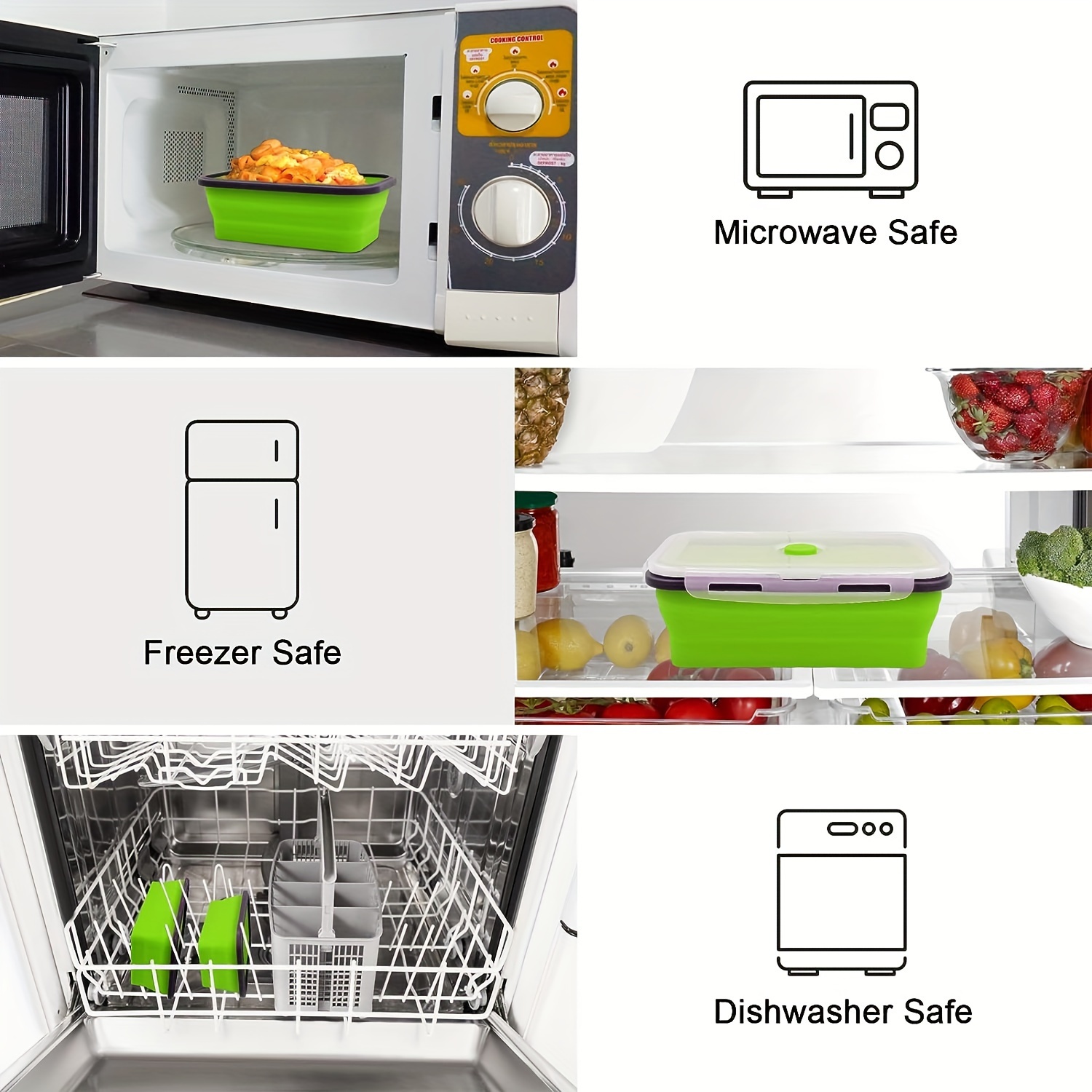 1/4 pçs dobrável silicone lanc - Kitchen Baking Tray Organizer avaliação e preço