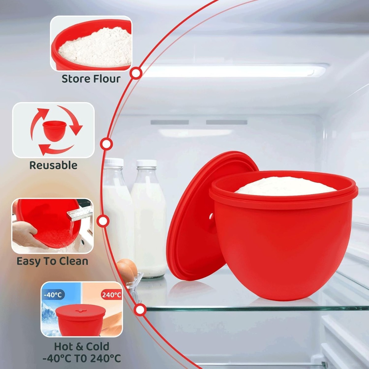 Tampa de Silicone para Batedei - Kitchen Aid Baking Mixer avaliação e preço