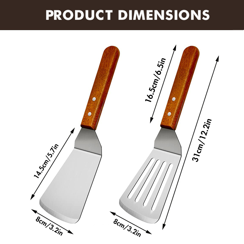Espátula com fenda com cabo de - Offset Spatula Set avaliação e preço