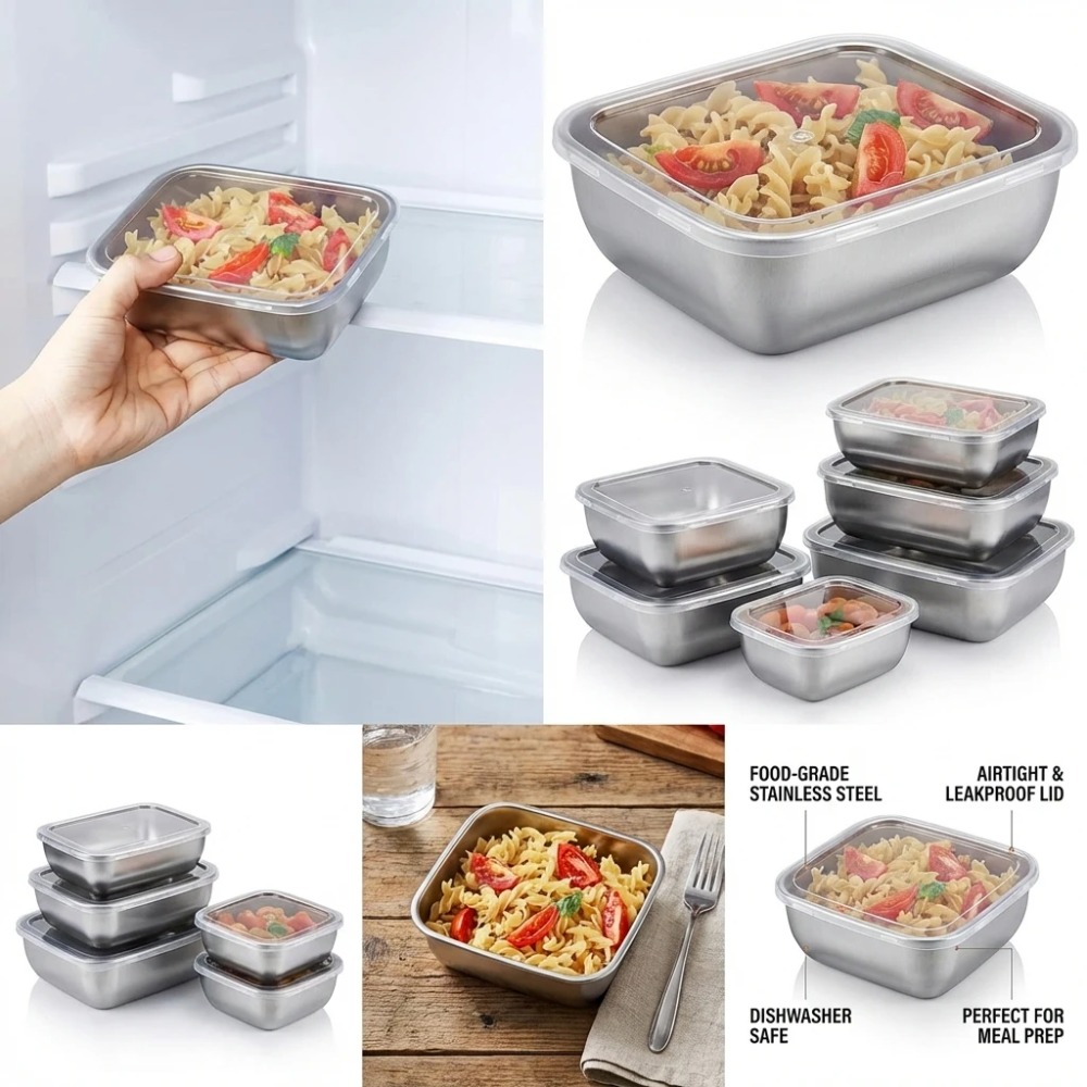 Conjunto de 6 Recipientes de A - Kitchen Baking Tray Organizer avaliação e preço