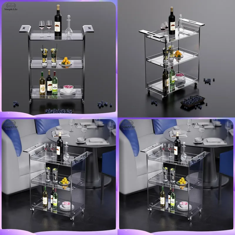 Carrinho de Cozinha Moderno de - Kitchen Baking Cart avaliação e preço