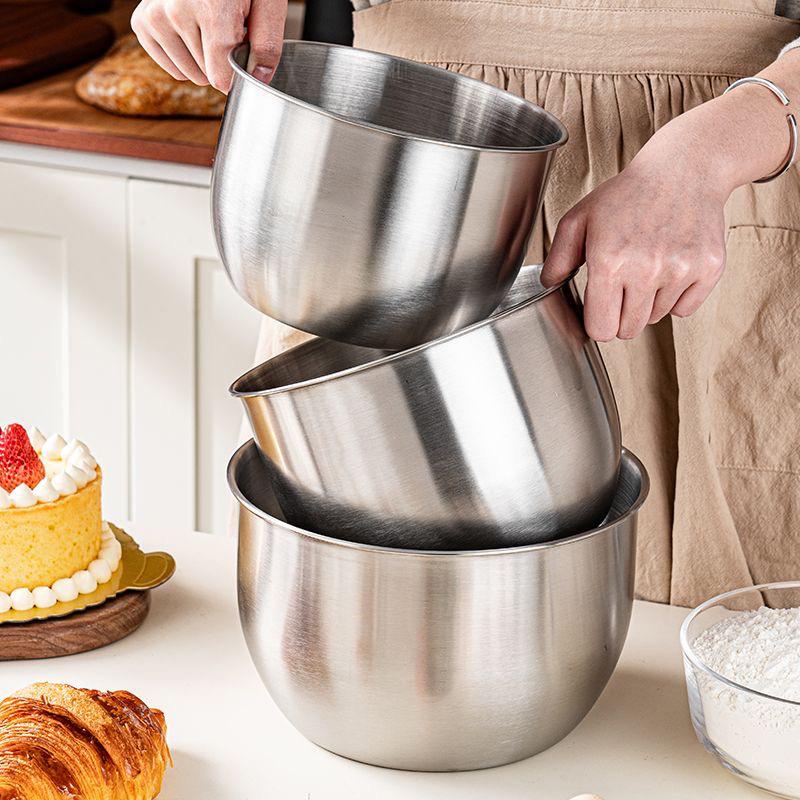 Tigela de mistura de aço inoxi - Kitchen Baking Bowls avaliação e preço