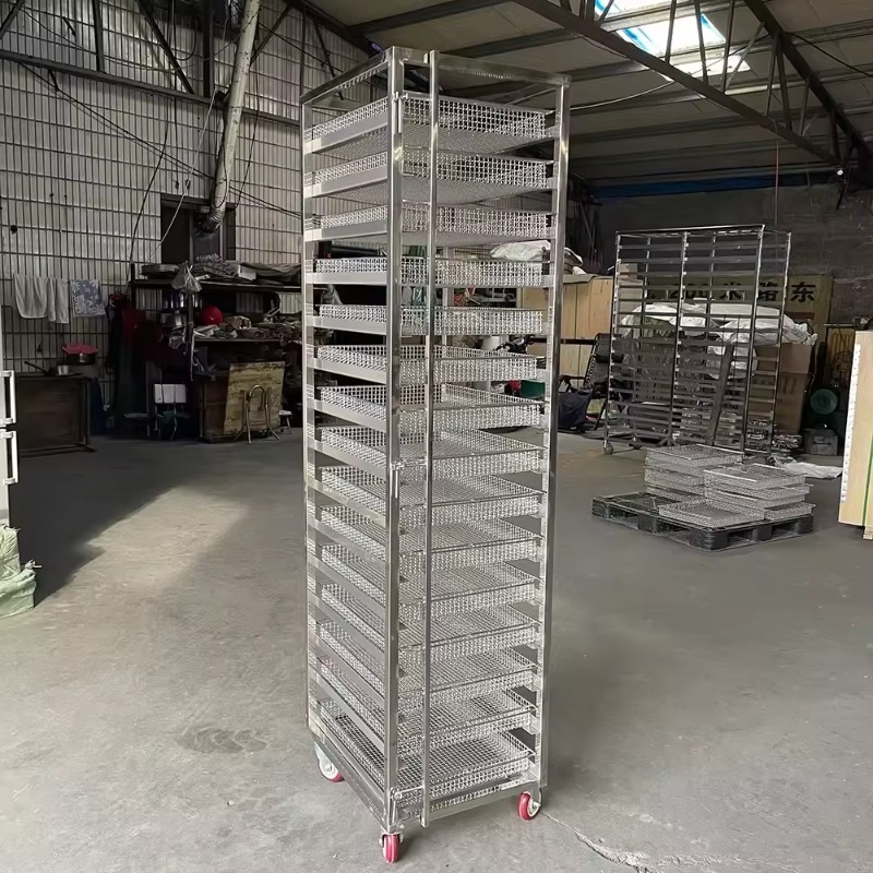 6 10 15 16 camadas de aço inox - Kitchen Baking Cart avaliação e preço