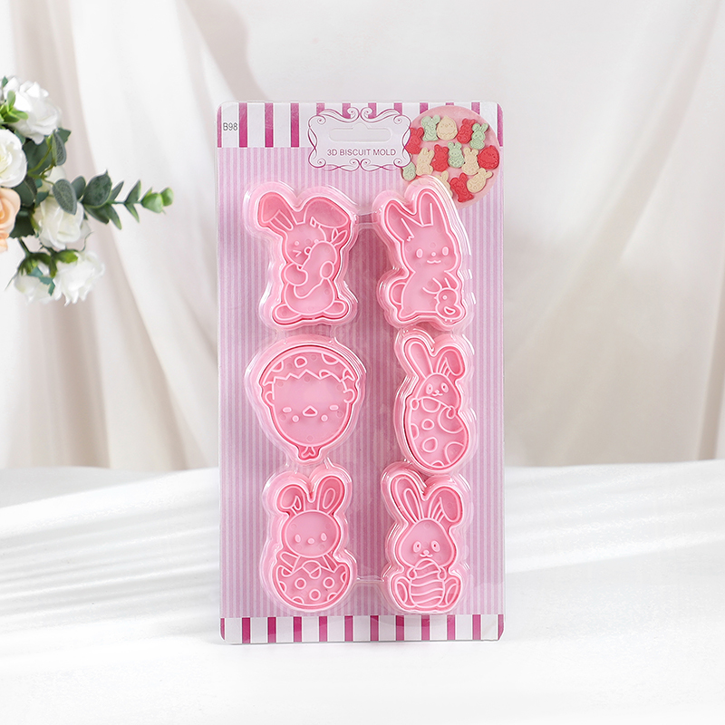 6 pçs/set Coelhinho da Páscoa  - Kitchen Accessories For Baking avaliação e preço