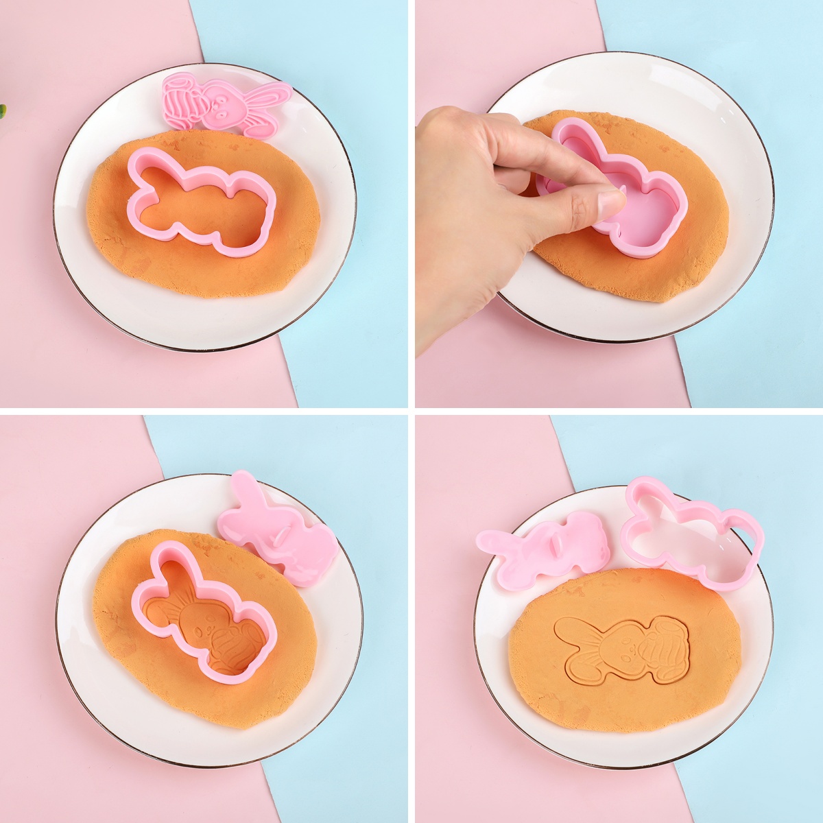 6 pçs/set Coelhinho da Páscoa  - Kitchen Accessories For Baking avaliação e preço