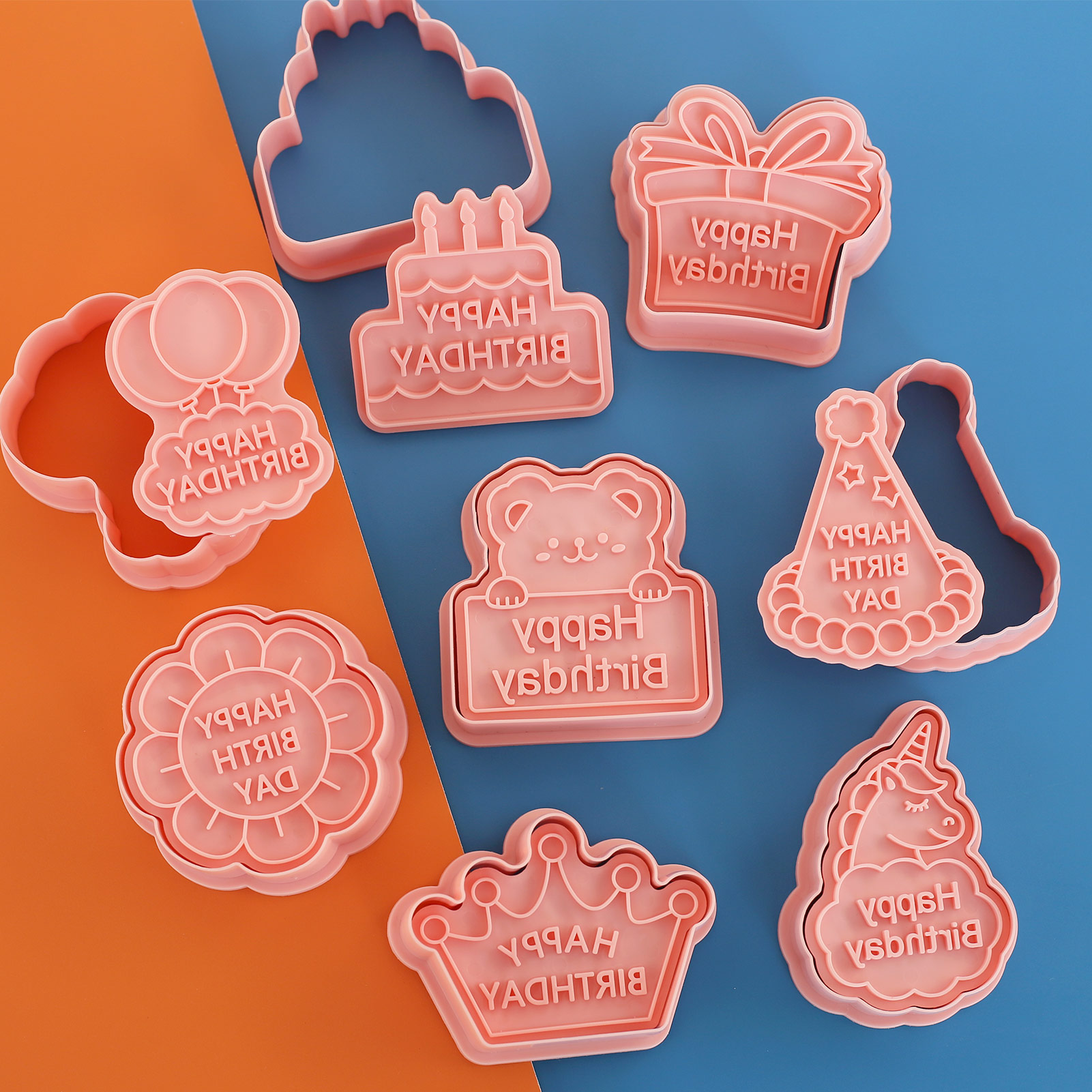 8 pçs feliz aniversário cortad - Baking Kitchen For Kids avaliação e preço