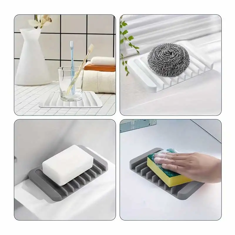 Nova Caixa de Sabão de Silicon - Kitchen Baking Tray Organizer avaliação e preço
