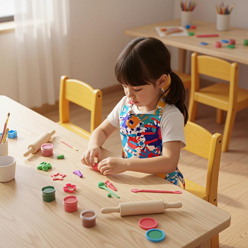 Novo Avental de Poliéster para - Baking Kitchen For Kids avaliação e preço