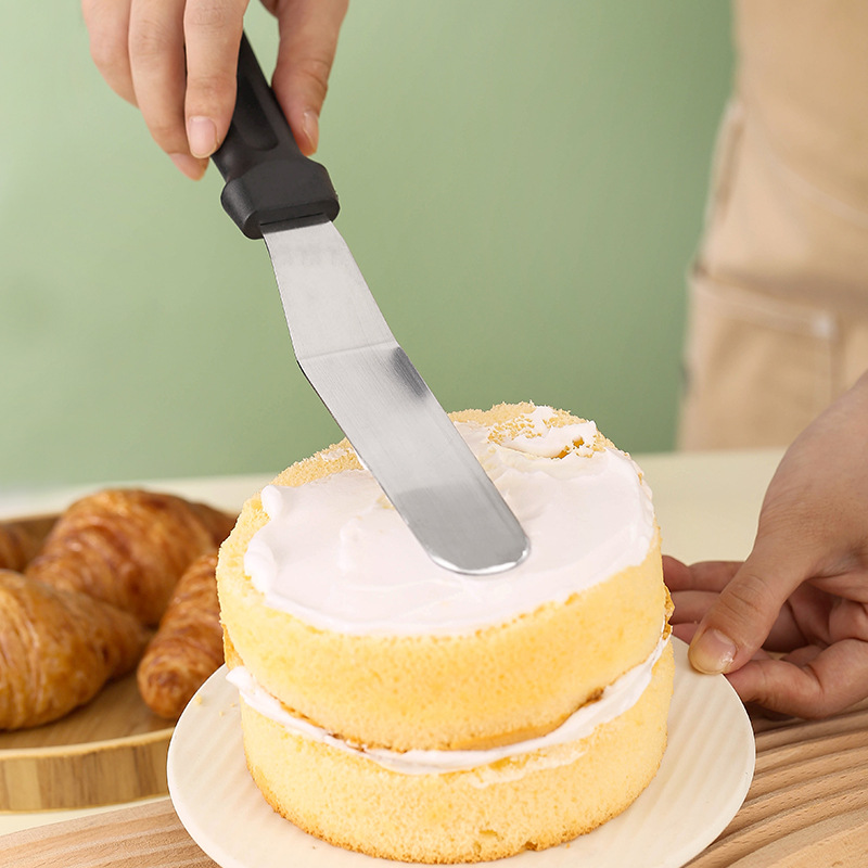 Raspador de bolo de aço inoxid - Offset Spatula Set avaliação e preço