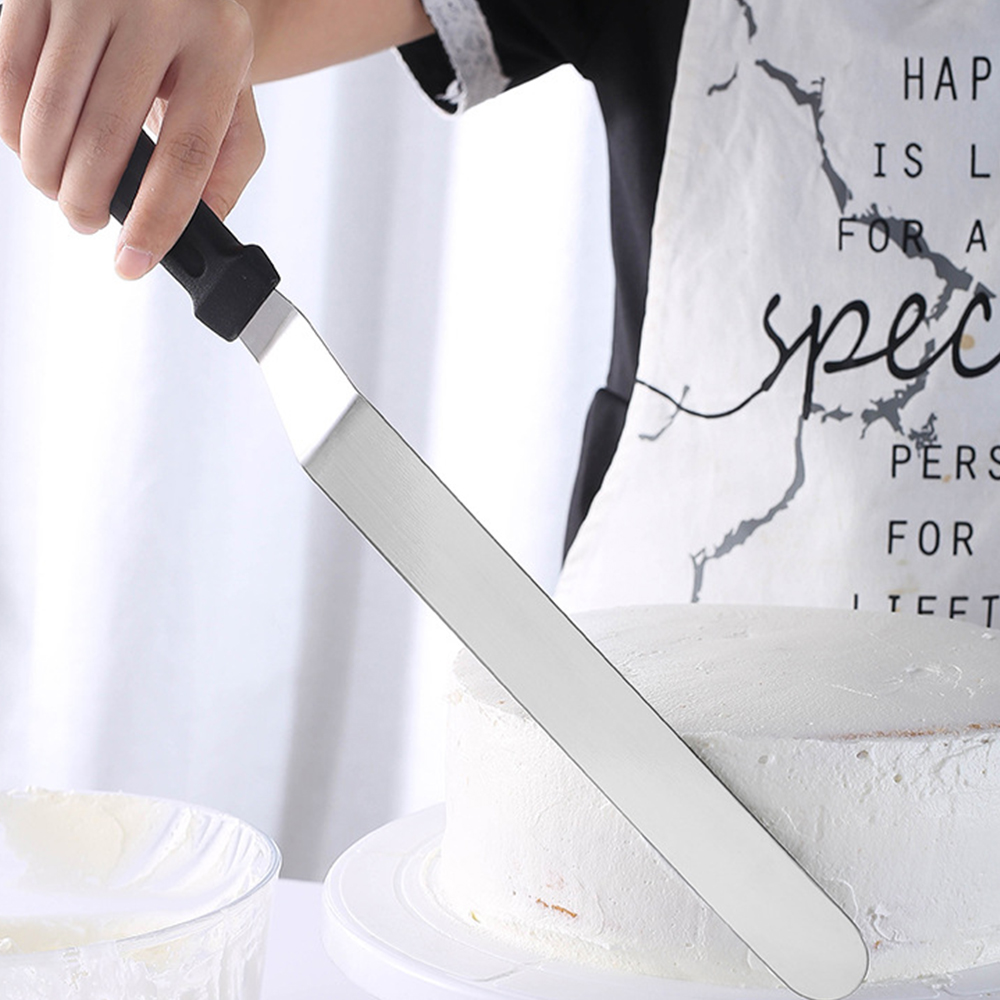 Raspador de bolo de aço inoxid - Offset Spatula Set avaliação e preço