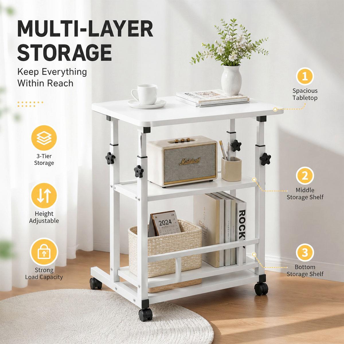 Carrinho de apoio com 3 níveis - Kitchen Baking Cart avaliação e preço