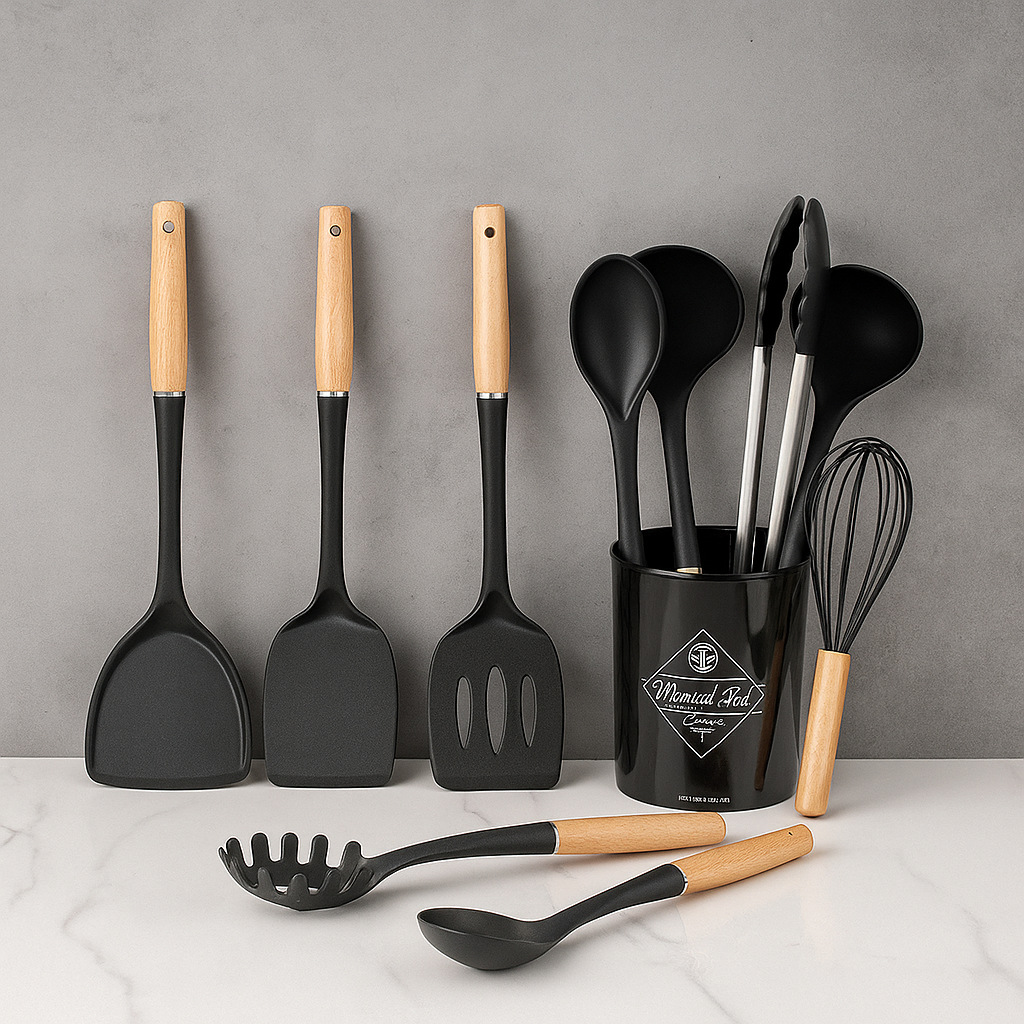 Conjunto de Utensílios de Cozi - Offset Spatula Set avaliação e preço