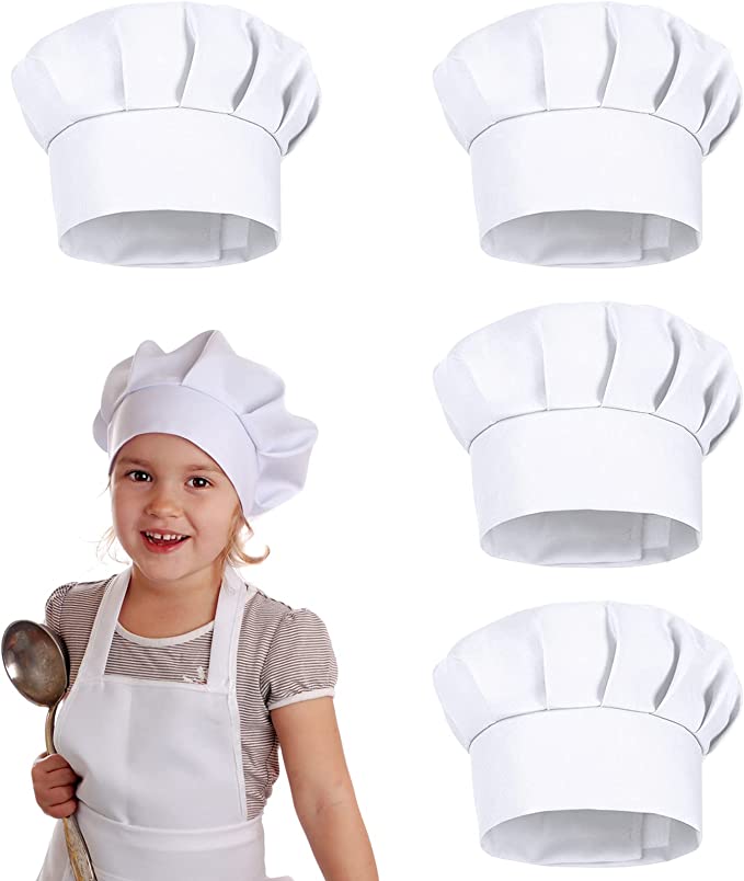 Conjunto de 4 Chapéus de Cozin - Baking Kitchen For Kids avaliação e preço
