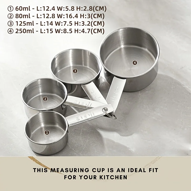 Conjunto de 5 ou 2 copos medid - Baking (Kitchen Ingredient) avaliação e preço